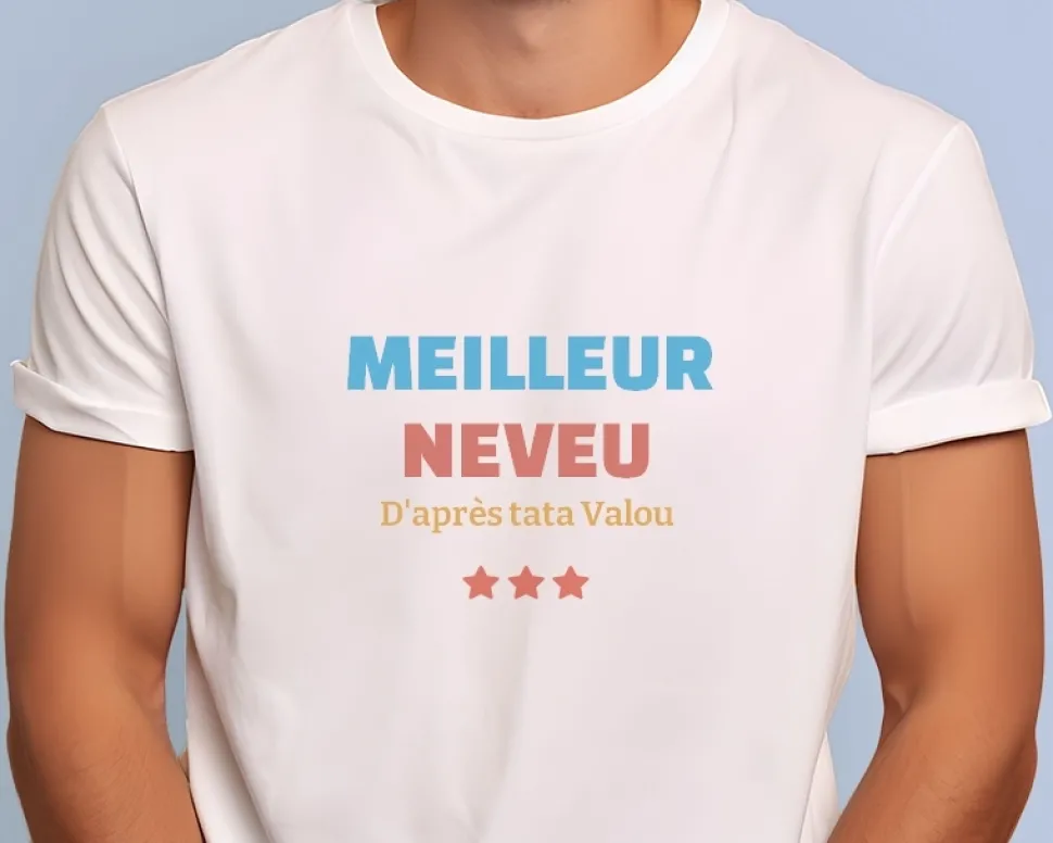 Tee shirt personnalisé homme - Meilleur