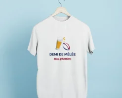 Tee shirt personnalisé homme - Apéro Rugby