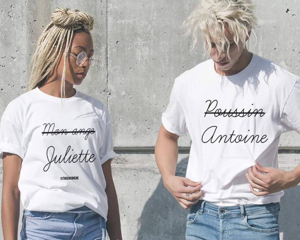 Tee shirt personnalisé homme - Respect My Name