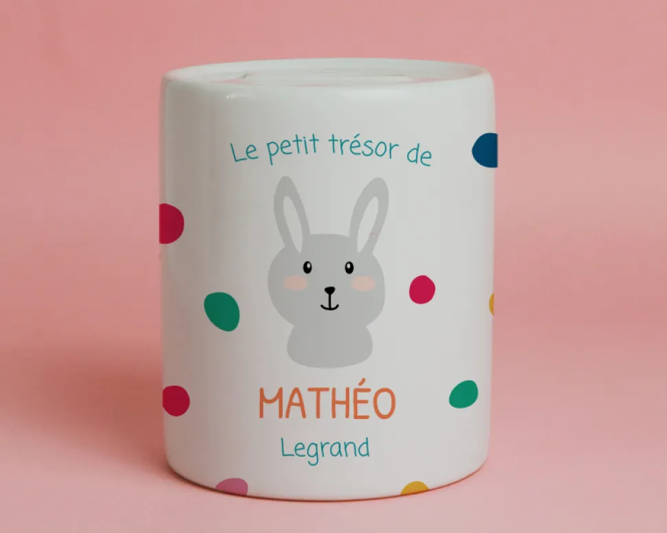 Tirelire personnalisable - Collection animaux