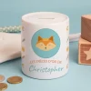 Tirelire Personnalisable - Petit Renard