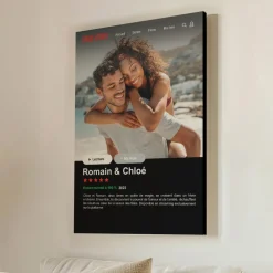 Toile canva personnalisable - Netflix
