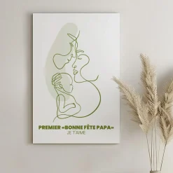 Toile canva personnalisée - Naissance d'un lien