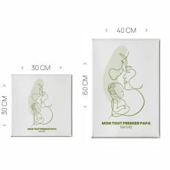 Toile canva personnalisée - Naissance d'un lien