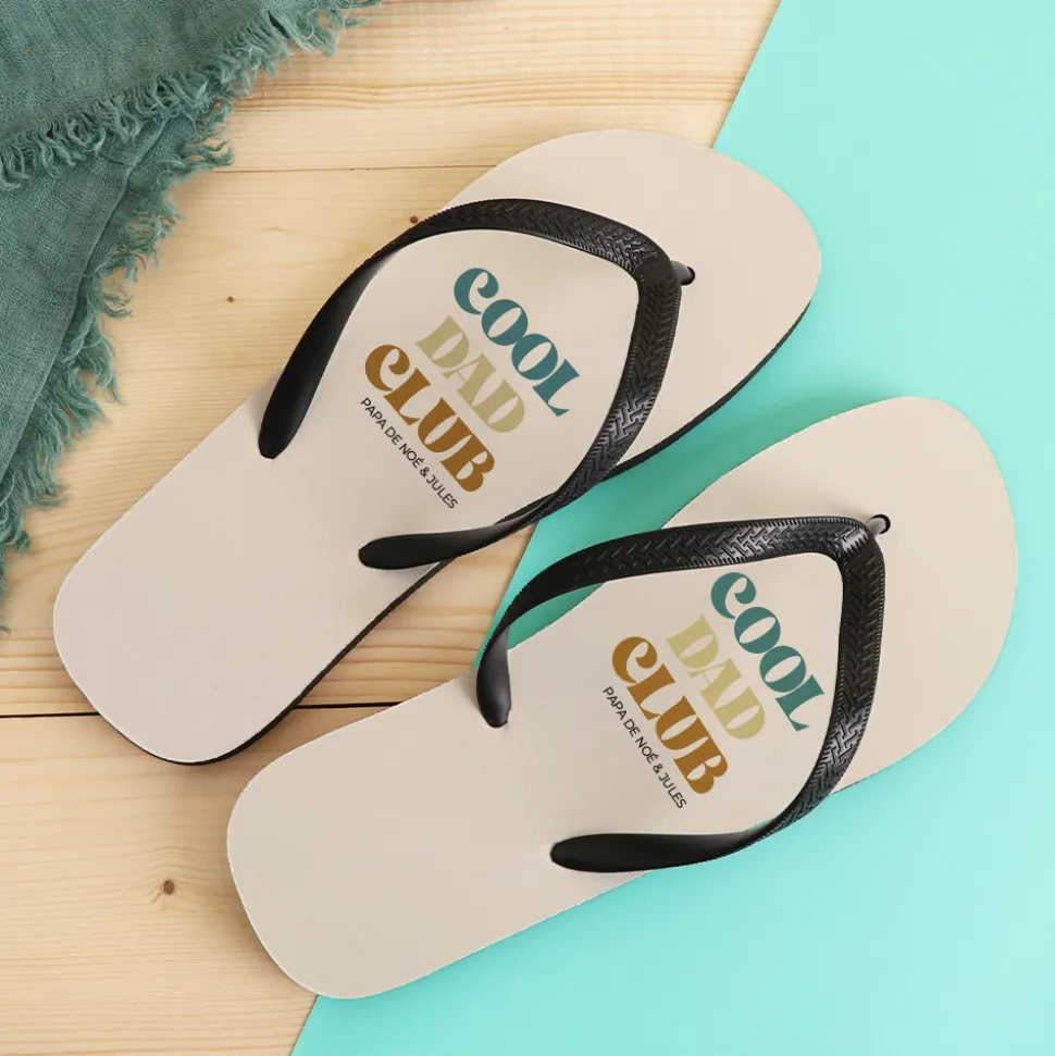 Tongs personnalisées - Cool Dads Club