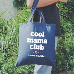 Tote bag en jean personnalisé - Cool Mums Club