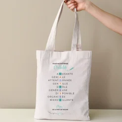 Tote bag personnalisé - Acrostiche Maitresse