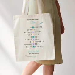 Tote bag personnalisé - Acrostiche Maitresse