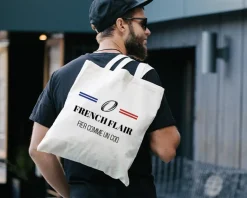 Tote bag personnalisé - Bleu Blanc Rouge Rugby