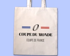 Tote bag personnalisé - Bleu Blanc Rouge Rugby