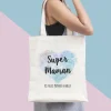 Tote bag personnalisé - Coeur message