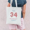 Tote bag personnalisé - Collection ballons d'anniversaire