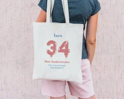 Tote bag personnalisé - Collection ballons d'anniversaire