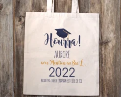 Tote bag personnalisé - Collection diplomé(e)