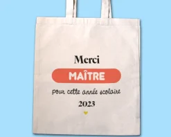 Tote bag personnalisé - Fin d'année scolaire