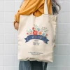 Tote bag personnalisé - Mamie fleurie