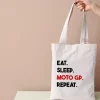 Tote bag personnalisé - Message Moto