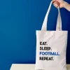Tote bag personnalisé - Message Football