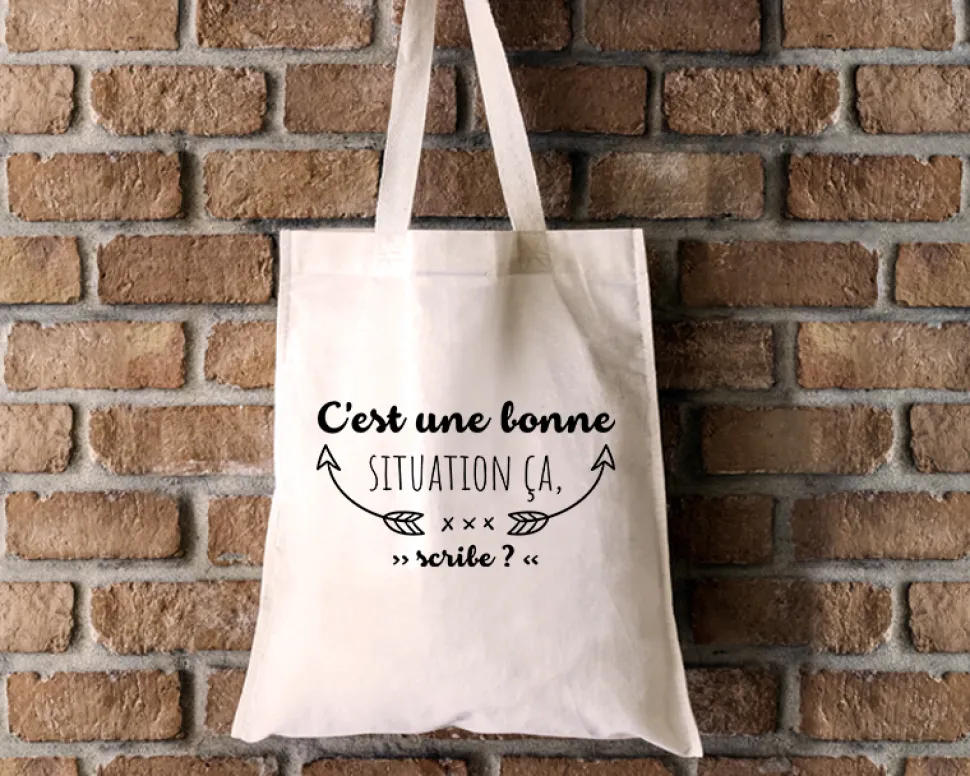Tote bag Personnalisable - Je suis super - 100% coton naturel
