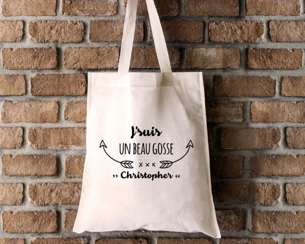 Tote bag Personnalisable - Je suis super - 100% coton naturel