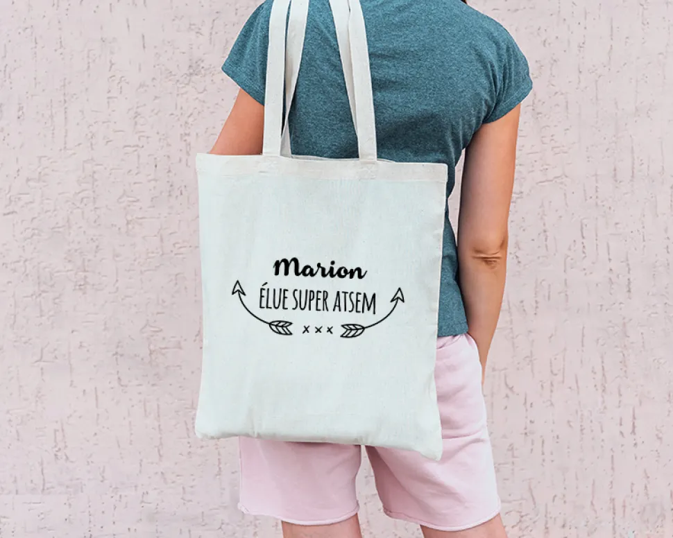 Tote bag Personnalisable - Je suis super - 100% coton naturel