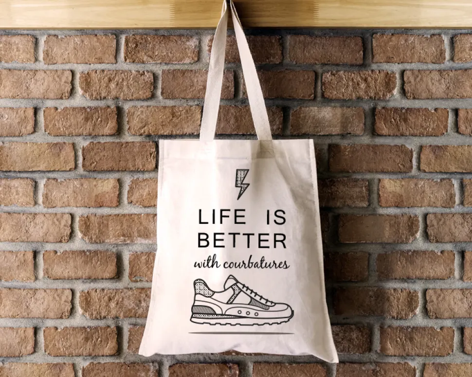 Tote bag Personnalisable - Fitgirl - 100% coton naturel