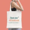 Tote bag personnalisable - J'peux pas j'ai pétanque