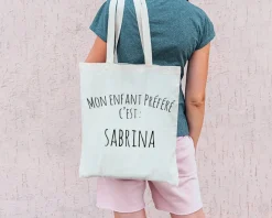 Tote bag Personnalisable - Mon enfant préféré - 100% coton naturel