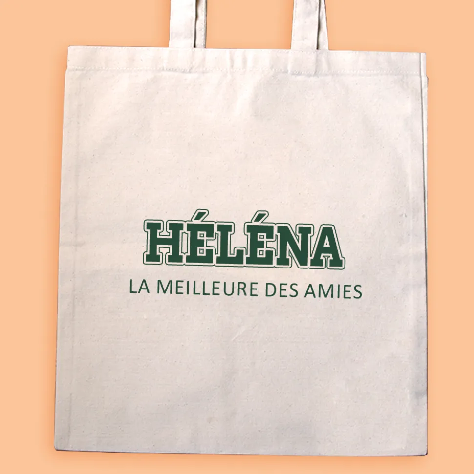 Totebag personnalisé - College Style