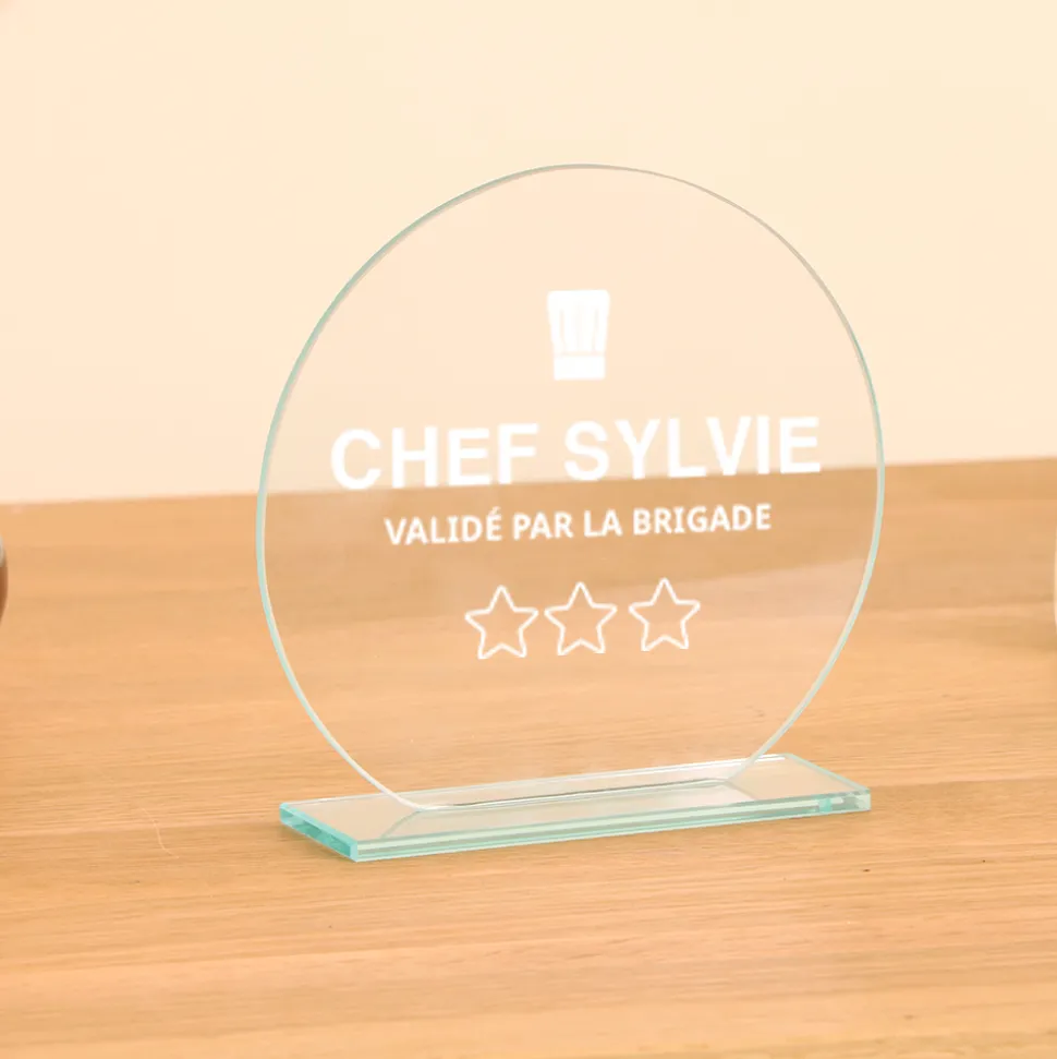 Trophée personnalisé - Chef étoilé