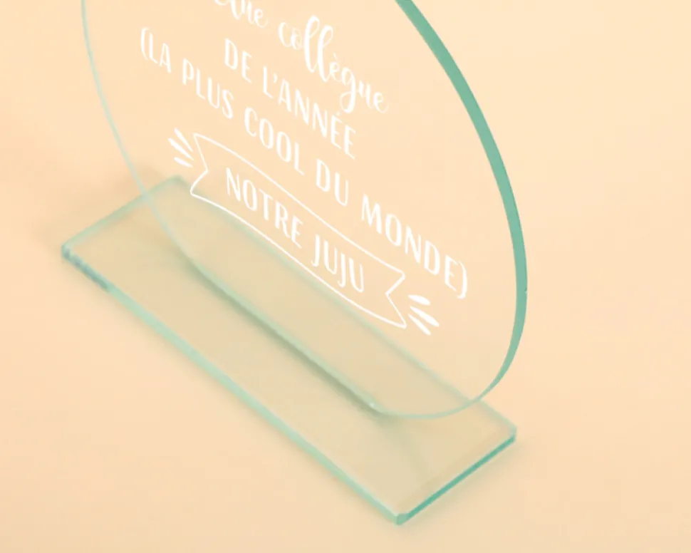 Trophée personnalisé - Collègue