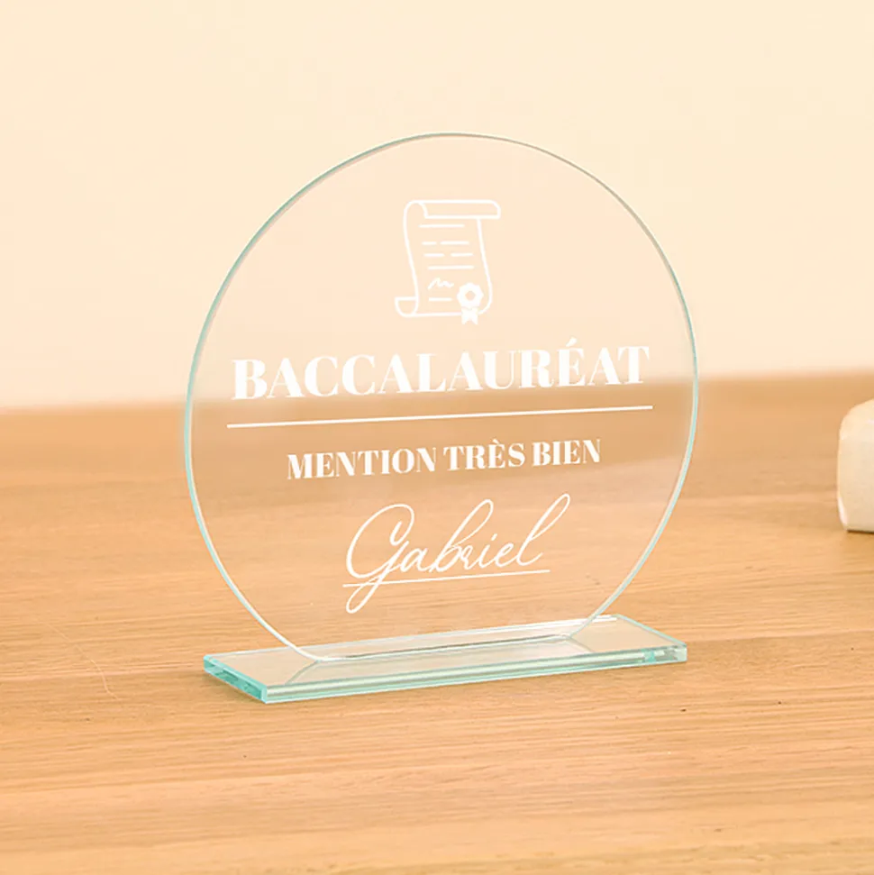 Trophée personnalisé - Diplôme