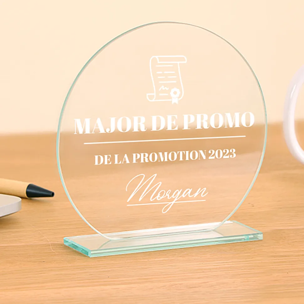 Trophée personnalisé - Diplôme