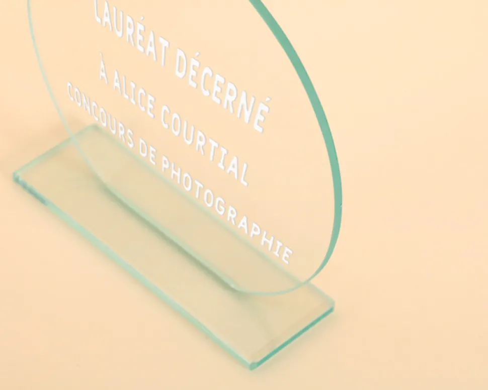 Trophée personnalisé - Message