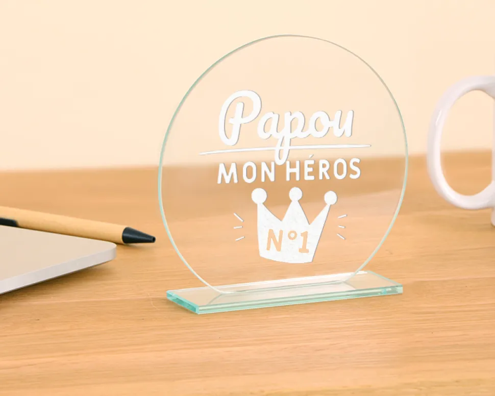 Trophée personnalisé - Papa