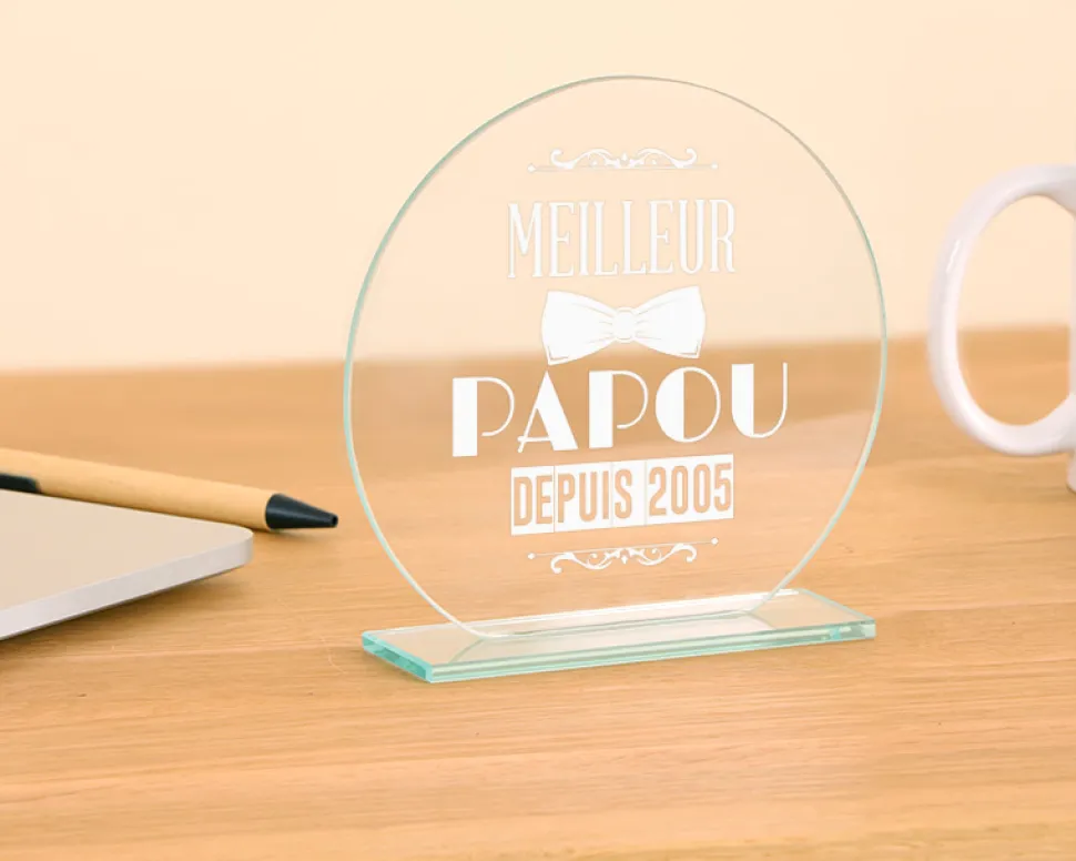 Trophée personnalisé - Papi