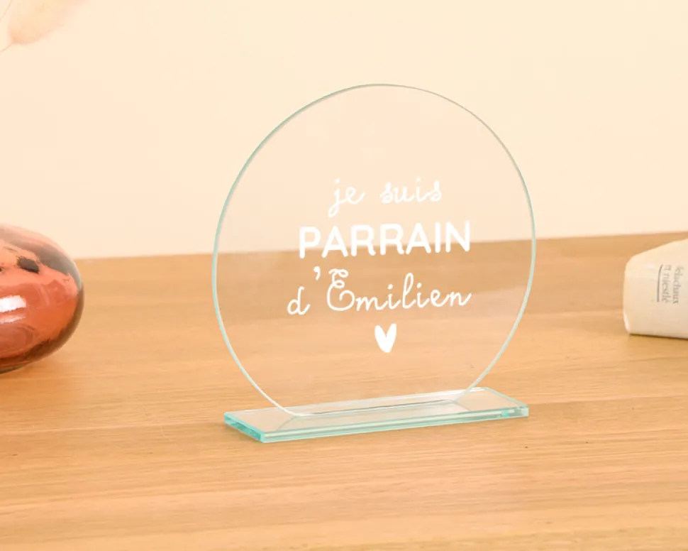 Trophée personnalisé - Parrain