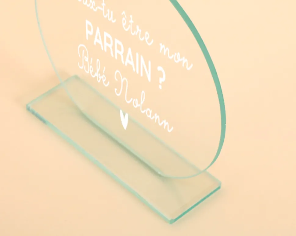 Trophée personnalisé - Parrain