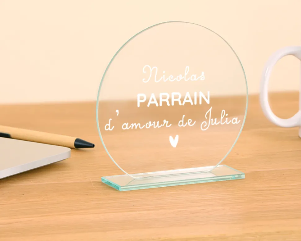 Trophée personnalisé - Parrain