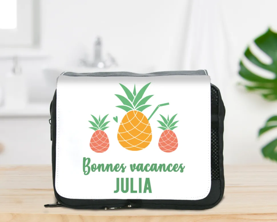 Trousse de toilette - Collection été ananas