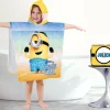 Trousse de toilette personnalisée et sa cape de bain Minions