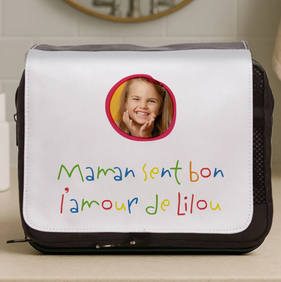 Trousse de toilette personnalisée - Mots d'enfants