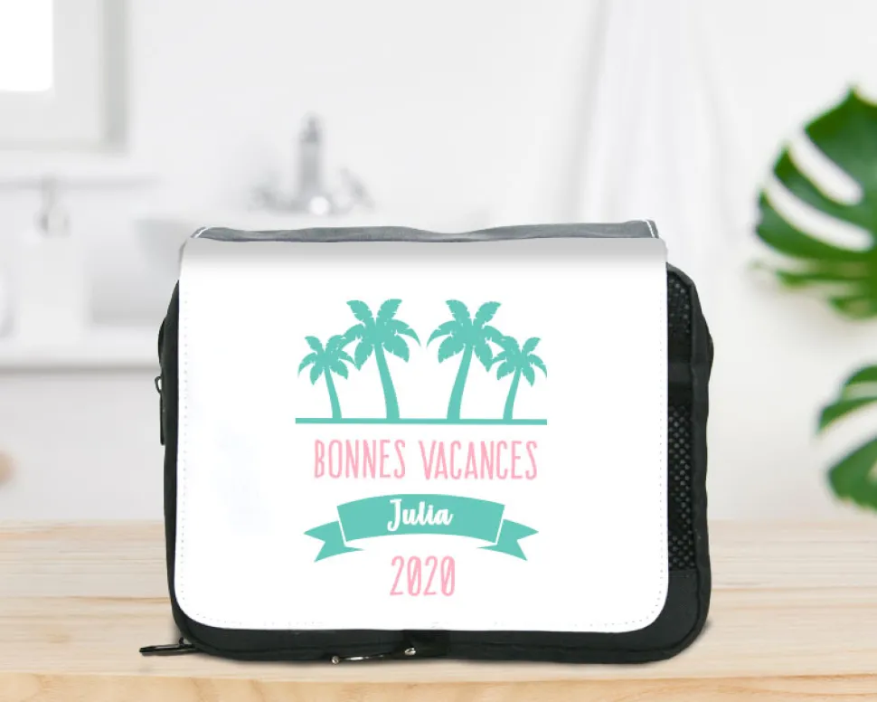 Trousse de toilette personnalisable - Palmier