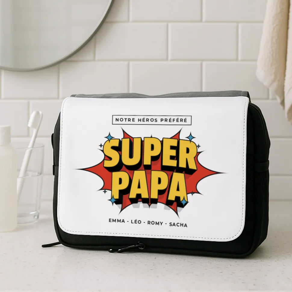 Trousse de toilette personnalisée - Héros de BD