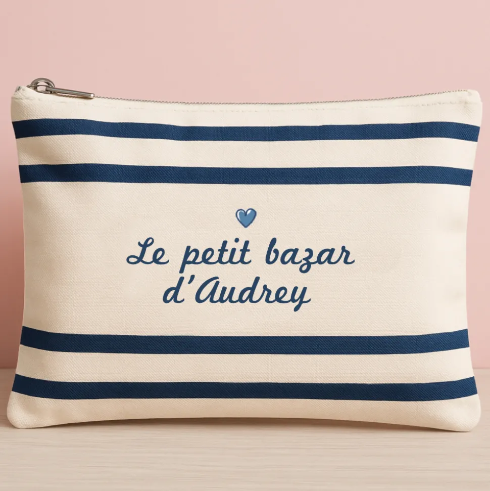Trousse marinière personnalisable
