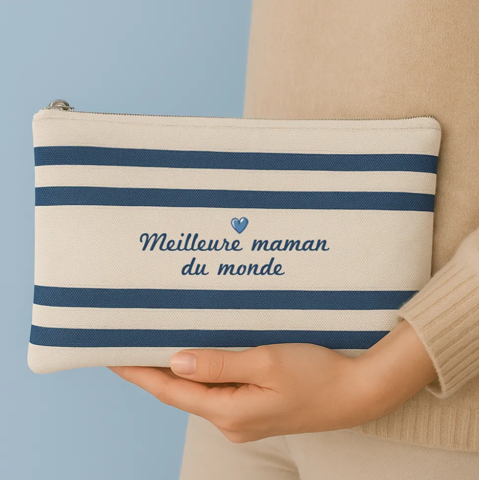 Trousse marinière personnalisable