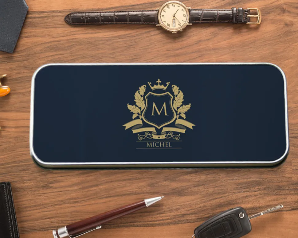Trousse métal Blason