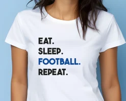 T-shirt femme personnalisé - Message Football