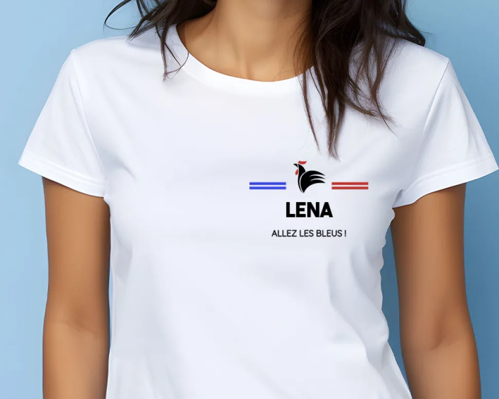 T-shirt femme personnalisé - Supporter Football