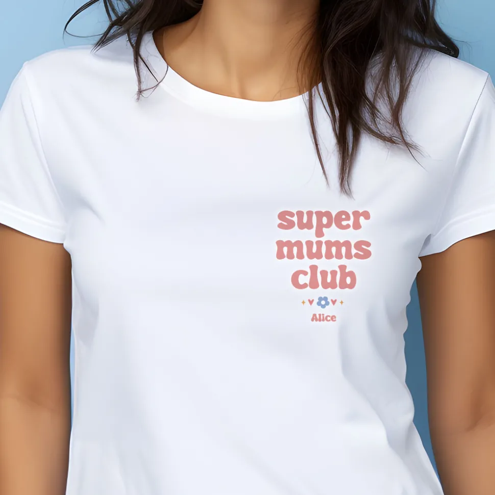 T-shirt femme personnalisé - Cool Mums Club
